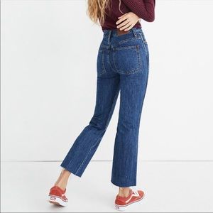 NEW Madewell Rigid Loose Crop Jeans in MacGill